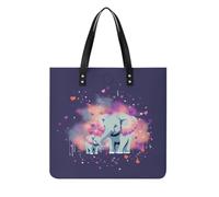 Elephant Sprays Love Shoulder Bag Handbags Tote Bag