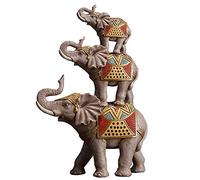 Elephant Statue Decorations For Home, Feng Shui Figurines Lucky Sculpture Wealth Ornaments Craft Decoration For Living Room Bedroom Study,B,A