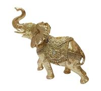 Elephant Statue | Modern Resin Crafts | Cute Elephant Statue Collectible Figurines | For Bedroom Living Room Bathroom Office Entryway Shelf Table Apartment