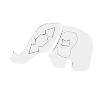 Elephant Stencils for Kids Bedroom - Reusable Template for Art Crafts, DIY Quilting Rulers, Elephant Stencil Set, 2D Acrylic Sewing Materials