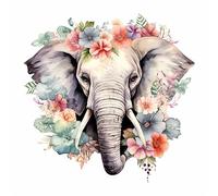 Elephant Stickers, Peel & Stick Perfect for Mugs & Cups, Covering Marks, Car Bumpers, Shower & Tile, Wall Decor, Toilets & More, Hardwearing Waterproof 0% Transparency Africa (Elephant05)