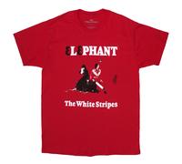 Elephant T Shirt The White Stripes Red XL