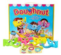 Elephant Table Games - Donut Throwing Challenge, Jigsaw Toy, Dexterity Building Apparatus, Educational Cognitive Development Equipment | Engaging Board Game Device For Kids Age Three Plus