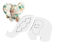 Elephant Template for Sewing,Elephant Decorative Template, Elephant Sewing Patterns, Cute Medium Elephant Stencil Elephant Template Sewing Ruler Set,Sewing Supplies, Home Decor