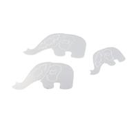 Elephant Template Ruler Set, 3PCS Acrylic Sewing Pattern for DIY, Cute Lovely Animal Designs - Easy Use, Perfect Beginner Craft, Handmade Gift Idea