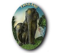 Elephant Thailand Refrigerator Magnet 3D Tourist Souvenirs Sticker,Resin Craft Thailand Fridge Magnet Home & Kitchen Decoration from China