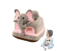 (Elephant) Toddler Learning Seat Animal Shaped Learning Sofa Support Seat Soft Toddler Learning To Sit Chair For Kids Boys Girls
