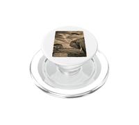 Elephant UFO Incident Snap Vintage Safari Alien Scene PopSockets PopGrip for MagSafe