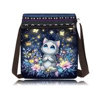 Elephant Under The Bubble-Diamond Painting Art Wallet 5D DIY Diamond Art Handbag Handmade Diamond Art Wristlet Wallet Clutch Cosmetic Bag with Zipper for Women Girls