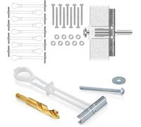 Elephant Universal Metal Stud Anchors | Steel mount | Wall Mounting Kit | Supports 90lbs