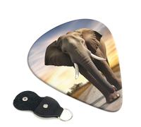 Elephant Walking Guitar Picks 6-Pack - Pick Set (0.46mm / 0.71mm / 0.96mm) Suitable For Guitar And Ukulele Playing