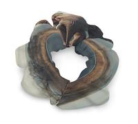 Elephant Walking On The Road Women's Hair Ties Elastic Scrunchies Silk Like Scrunchy Accessories for Sleep