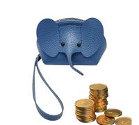 Elephant Wallets for Women - Purse for Children Change | Women's Zip Wallet, PU Leather Purse, His Elephant Wallet Can Be Easily Attached to Your Bag or Cute, Blue, see description, See