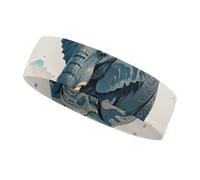 Elephant Watercolor Style Headbands for Women & Men Sports Headband, Fits All Head Sizes, Ultra Absorbent & Non-Slip Sweatband for Running, Yoga, Gym
