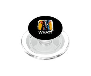Elephant What? Elephant Meme Elephant Funny Saying Animal PopSockets PopGrip for MagSafe