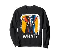 Elephant What? Elephant Meme Elephant Funny Saying Animal Sweatshirt