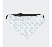 Elephant with Bubble Dog Bandana Collar Pet Triangle Scarf Cat Kerchief with Adjustable Buckle