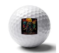 Elephant With Butterfly Ears Moon Custom Golf Ball Soft Practice Golf Balls Performance Distance And Speed for Indoor Outdoor