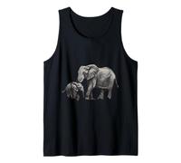 Elephant with Child Tank Top