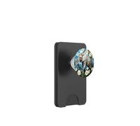 Elephant with Flowers Artwork PopSockets PopWallet for MagSafe