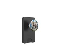 Elephant with Flowers Artwork PopSockets PopWallet for MagSafe