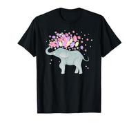 Elephant with Lotus Flower Shower T-Shirt