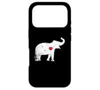 Elephant with red Heart Case for iPhone 17 Pro