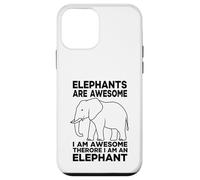 Elephants Are Awesome I Am Awesome I Am An Elephant Case for iPhone 12 mini