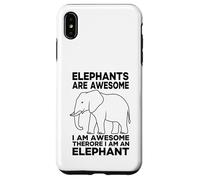 Elephants Are Awesome I Am Awesome I Am An Elephant Case for iPhone XS Max