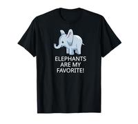 Elephants are My Favorite! T-Shirt