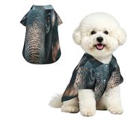 Elephant's eyes Hawaiian Dog Shirt Pet Clothes for Small Dogs Cats