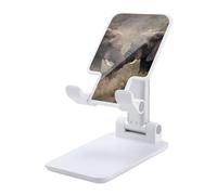 Elephants Fighting Adjustable Phone Stand White-style