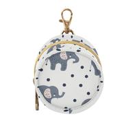 Elephants Minimalist Cute Infants Baby Pacifiers Holder Case Portable Wristlet Wallet, Everything Storage pouching estuche para chupos