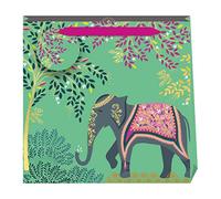 Elephants Oasis Medium Gift Bag - 22 x 8 cm