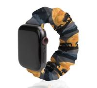 Elephants Walking Under The Moon Elastic Scrunchie Watch Bands Bracelet Strap Compatible with IWatch Series 6 5 4 3 2 1 Golden-style 42mm/44mm