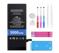 Elephantstory Battery for iPhone 6S, 5000mAh High Capacity 0 Cycle Lithium Polymer Replacement Battery with Repair Kit and Manual for Models A1633 A1688 A1700