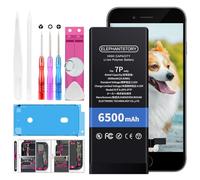 Elephantstory Battery for iPhone 7 Plus, 6500mAh High Capacity Battery 0 Cycle Lithium Polymer Replacement Battery with Repair Kit and Manual