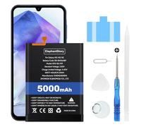 ElephantStory Battery for Samsung Galaxy A15 4G/A15 5G, EB-BA156ABY 5000 mAh Capacity Li-polymer Replace Internal Battery with All Repair Tools