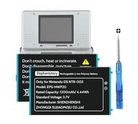 Elephantstory NTR-003 Battery for Nintendo DS NDS NDS 1200mAh Capacity Lithium Polymer Replacement Battery with Repair Tool