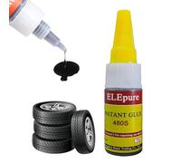ELEpure 480s Black Strong Adhesive car Rubber Repair tire Glue car Window Speaker Seal tire Repair Glue 20g