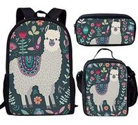 ELEQIN Unisex Animal Laptop Backpack, Alpaca, Einheitsgröße, Box