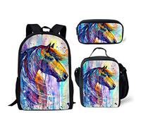 ELEQIN Unisex Animal Laptop Backpack, Animal horse., Einheitsgröße, casual