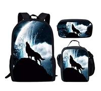 ELEQIN Unisex Animal Laptop Backpack, animal wolf, Einheitsgröße, Box