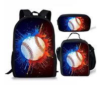 ELEQIN Unisex Animal Laptop Backpack, baseball, Einheitsgröße, Box