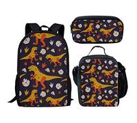 ELEQIN Unisex Animal Laptop Backpack, Cartoon Dino-2, Einheitsgröße, Box