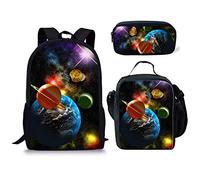 ELEQIN Unisex Animal Laptop Backpack, Galaxy Planet., Einheitsgröße, When travelling