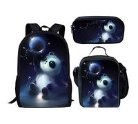 ELEQIN Unisex Animal Laptop Backpack, panda, Einheitsgröße, When travelling