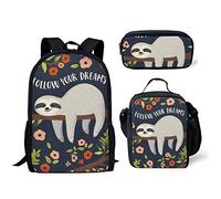 ELEQIN Unisex Animal Laptop Backpack, Sloth E, Einheitsgröße, When travelling