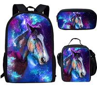 ELEQIN Unisex Animal Laptop Backpack, space horse, One_Size, Box