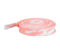 Elerevyo 2 Pair Flat Colorful Shoelaces Tie Dye Shoe Laces for Sneakers Boots Pink-White 100cm/39.37"